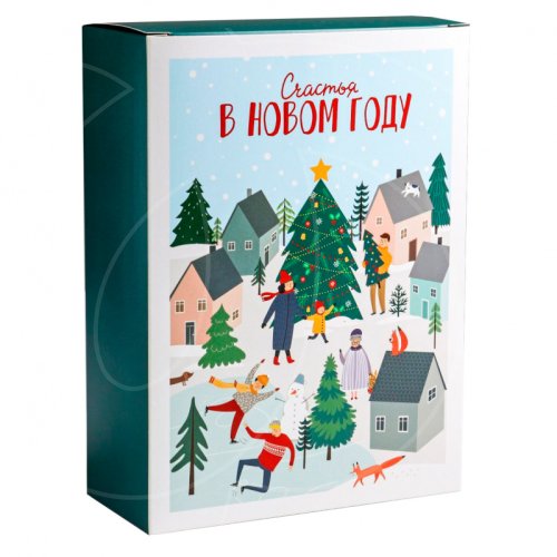 Коробка для сладостей "Счастья в Новом Году" 5017531