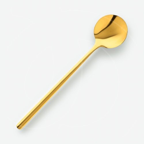 Ложка металлическая чайная Золото 1 шт 9922692