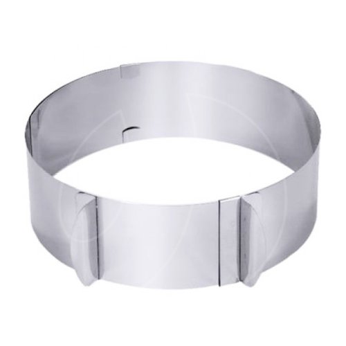 Форма металлическая для выпечки раздвижная Круг H12 D16-30 см 4046500